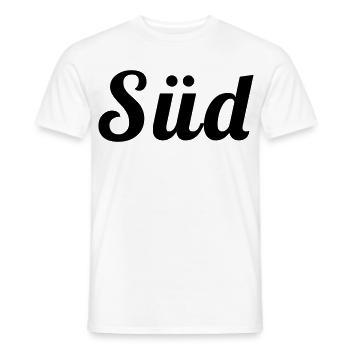 schwarz, weiss, blau - Alm Statement - Männer T-Shirt - Weiß - Vorne - AI Model Male 178 dark (178cm)