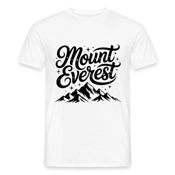 Mount Everest - Souvenir Design - Men's T-Shirt - white - Front - AI Model Male 178 dark (178cm)