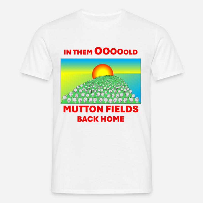 Mutton Fields - Men's T-Shirt - white