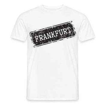 Francfort - T-shirt homme - blanc - Devant - AI Model Male 178 dark (178cm)