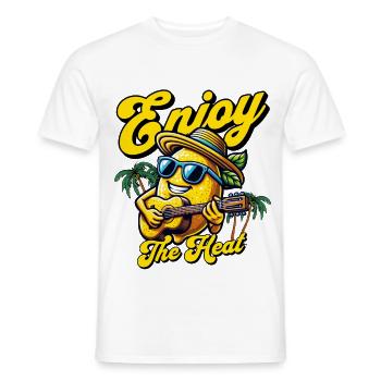 Zitronenlimonade Zitronen Zitrusfrüchte Geschenk - Männer T-Shirt - Weiß - Vorne - AI Model Male 178 dark (178cm)