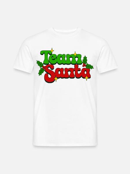 Weihnachtsmann Geschenkidee für festliche Stimmung - Männer T-Shirt - Weiß