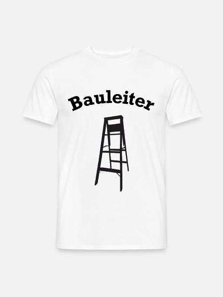 lustiges Bauleiter Baustellen Zubehör - Männer T-Shirt - Weiß
