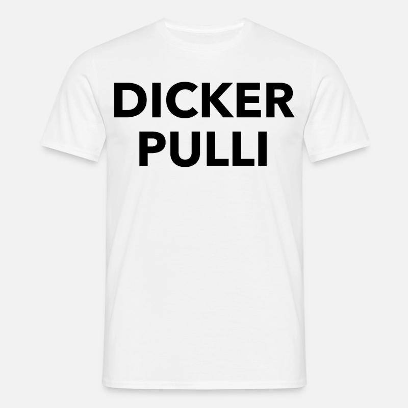 Dicker Pulli - Männer T-Shirt - Weiß