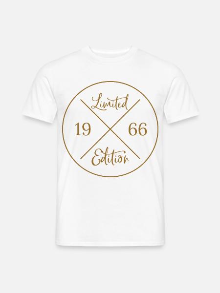 Geschenk 60. Geburtstag - Limited Edition 1966 - Männer T-Shirt - Weiß