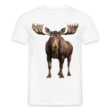 Élan - T-shirt homme - blanc - Devant - AI Model Male 178 dark (178cm)