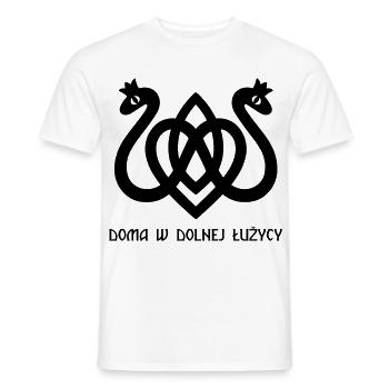 Coeur de serpent noir - T-shirt homme - blanc - Devant - AI Model Male 178 dark (178cm)