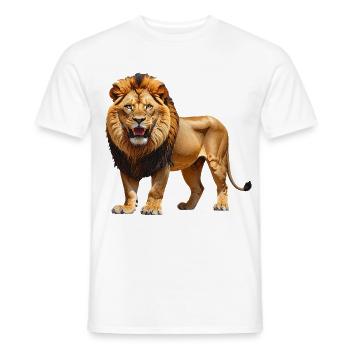 Loewe - Männer T-Shirt - Weiß - Vorne - AI Model Male 178 dark (178cm)