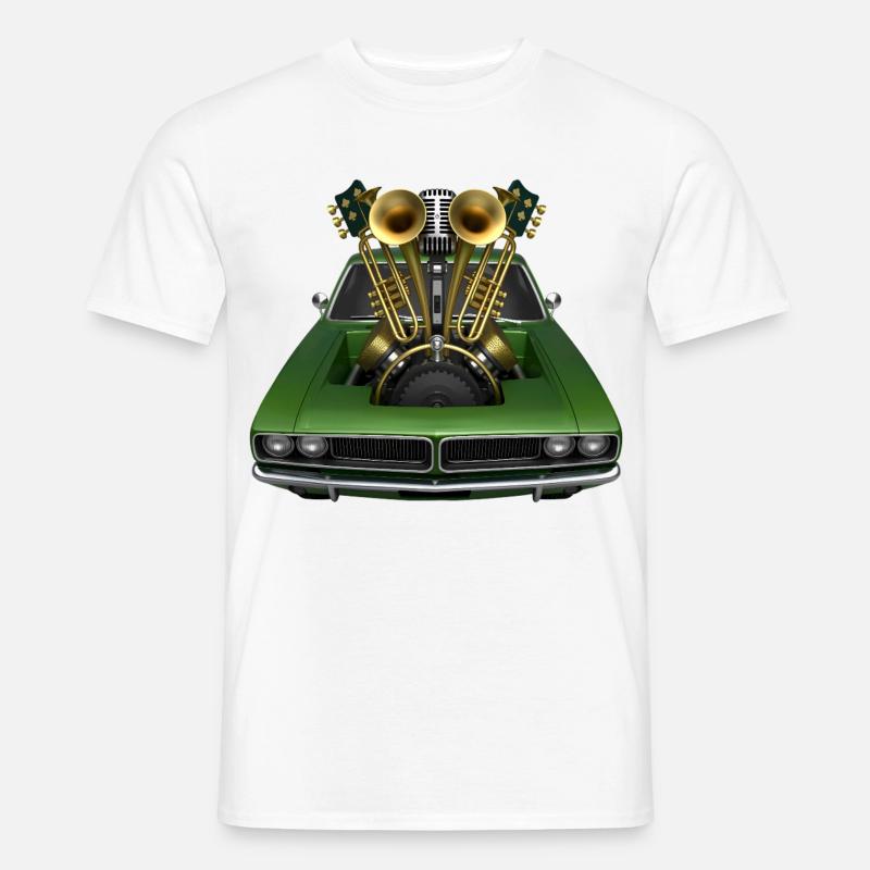 BRASS BAND - suono e visione - T-shirt uomo - bianco