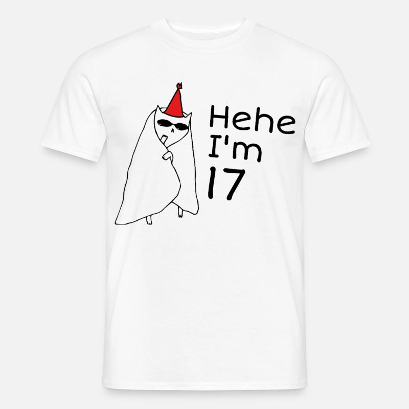 17-jähriges Jubiläum – 17-jähriges Jubiläumsgeschenk - Männer T-Shirt - Weiß