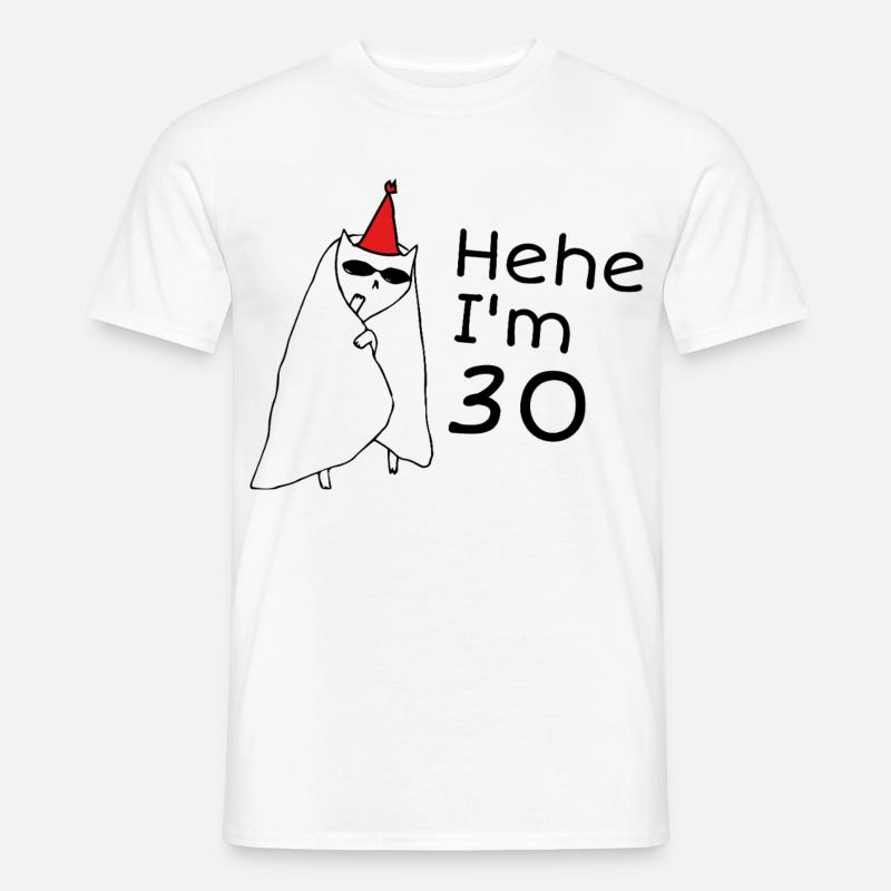 30-jähriges Jubiläumsgeschenk – 30-jähriges Jubiläumsgeschenk - Männer T-Shirt - Weiß
