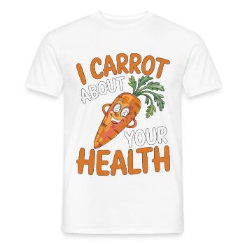 Nutritionniste Je parle de votre diététicien santé - T-shirt homme - blanc - Devant - AI Model Male 178 dark (178cm)