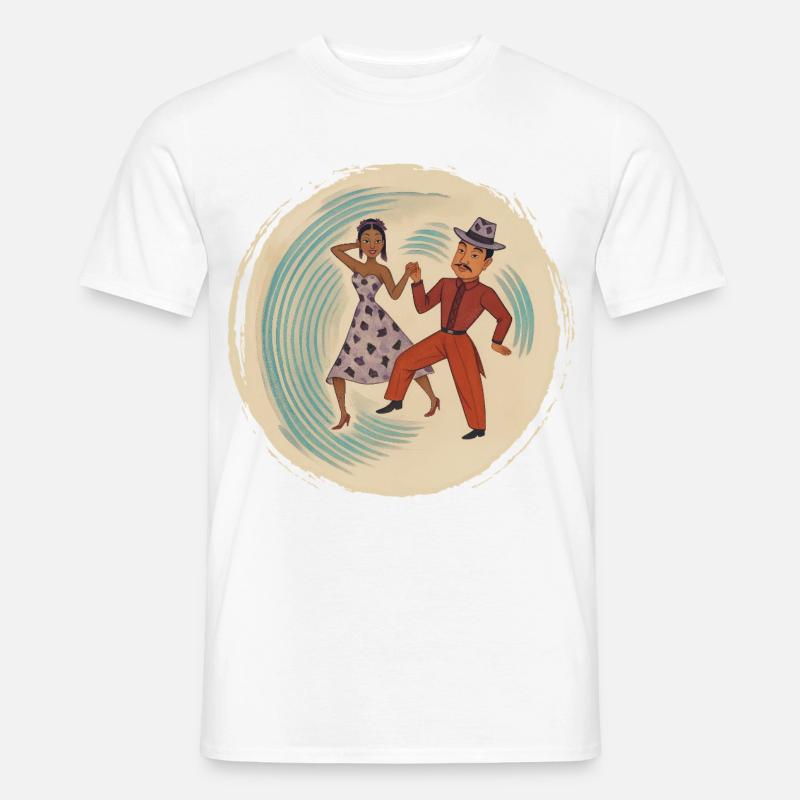 DANCER LOVERS #2 – nette Leute - Männer T-Shirt - Weiß