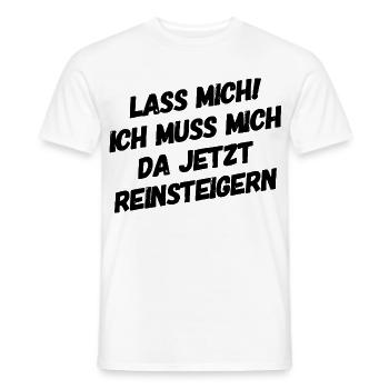 Laisse-moi faire, je dois m’y mettre - T-shirt homme - blanc - Devant - AI Model Male 178 dark (178cm)