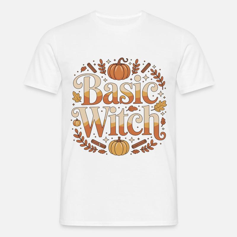 Witchcraft Basic Witch Enchanted Tarot Reading - Männer T-Shirt - Weiß