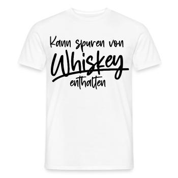Whiskey - Männer T-Shirt - Weiß - Vorne - AI Model Male 178 dark (178cm)