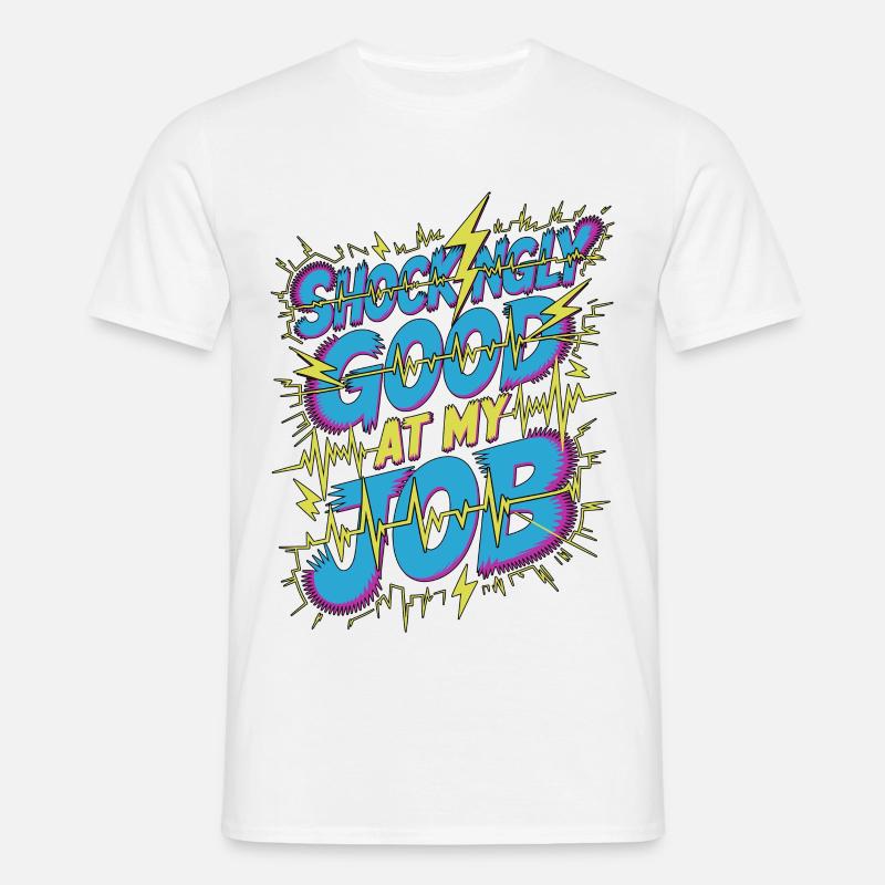 Cardiac Tech Shockingly Good Pacemaker Technician - Männer T-Shirt - Weiß