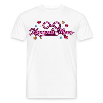 Carnival Mouse Carnival Outfit Cute - Men's T-Shirt - white - Front - AI Model Male 178 dark (178cm)