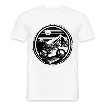 Vtt - T-shirt homme - blanc - Devant - AI Model Male 178 dark (178cm)