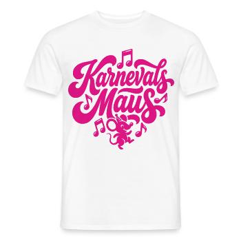 Carnival Mouse Carnival Mouse Carnival Party Dancing - Men's T-Shirt - white - Front - AI Model Male 178 dark (178cm)