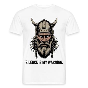 Légende viking viking marin Odin Raven Fighter - T-shirt homme - blanc - Devant - AI Model Male 178 dark (178cm)