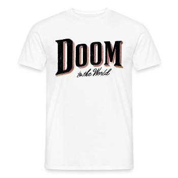 Le destin au monde - T-shirt homme - blanc - Devant - AI Model Male 178 dark (178cm)