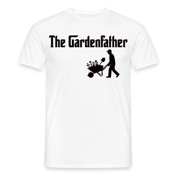 The Gardenfather – Der Pate des Gartens - Männer T-Shirt - Weiß - Vorne - AI Model Male 178 dark (178cm)