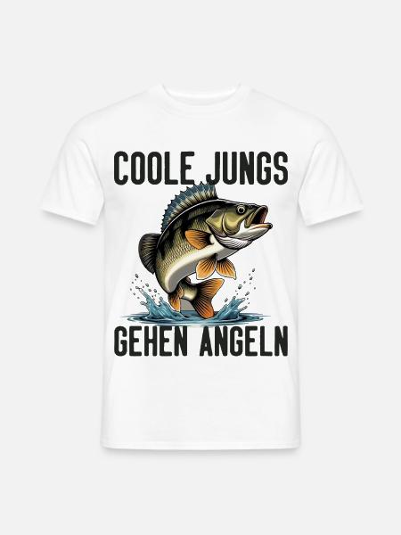 Angeln Angler Fischer Fisch Lustiges Angler Spruch - Männer T-Shirt - Weiß