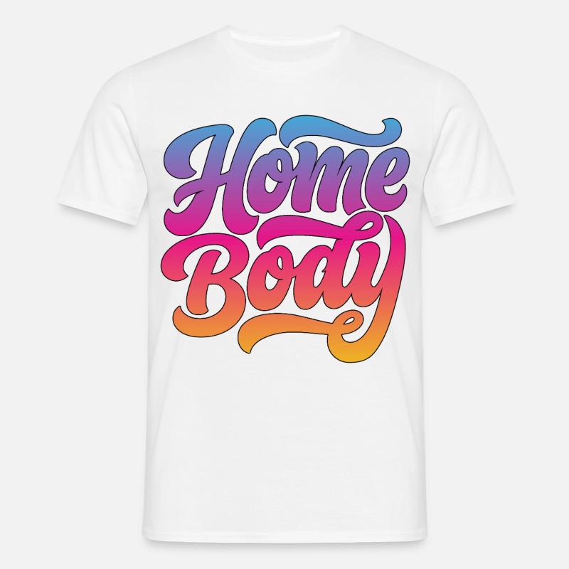 Hjemmekære (sofakartoffel) - T-shirt til herrer - hvid