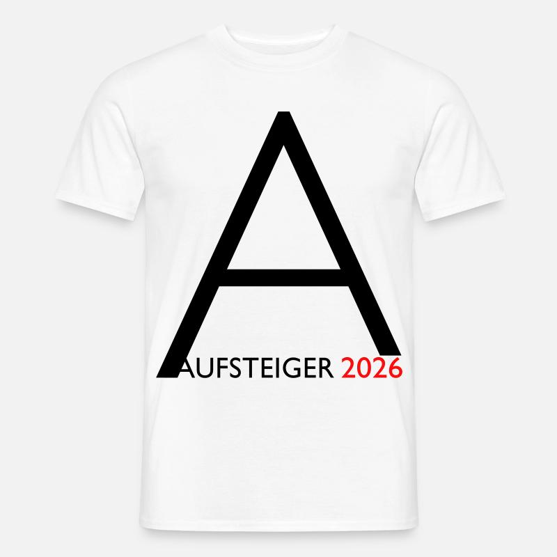 Aufsteiger 2026 Aufstieg - Männer T-Shirt - Weiß