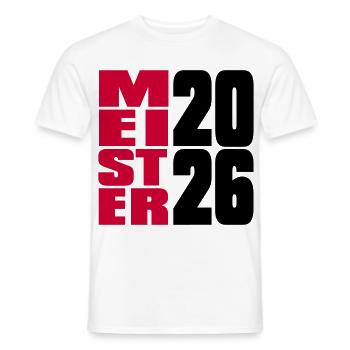 Champion 2026 Championship - Men's T-Shirt - white - Front - AI Model Male 178 dark (178cm)