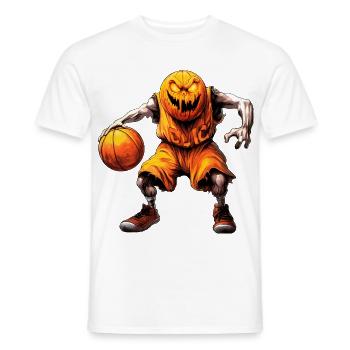 Halloween Basketballer - Männer T-Shirt - Weiß - Vorne - AI Model Male 178 dark (178cm)