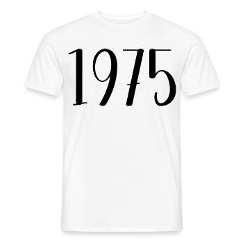 1975 - T-shirt homme - blanc - Devant - AI Model Male 178 dark (178cm)
