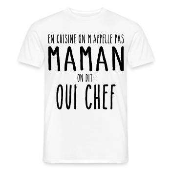 Cooking Mom the Cook Cooking Mom Mother - Männer T-Shirt - Weiß - Vorne - AI Model Male 178 dark (178cm)