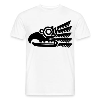 Schwarzer Vogelkopf - Männer T-Shirt - Weiß - Vorne - AI Model Male 178 dark (178cm)