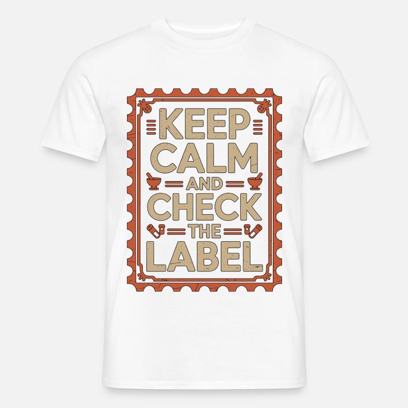 Pharmacist Student Counting Pills Pharmacy Trainee - Männer T-Shirt - Weiß