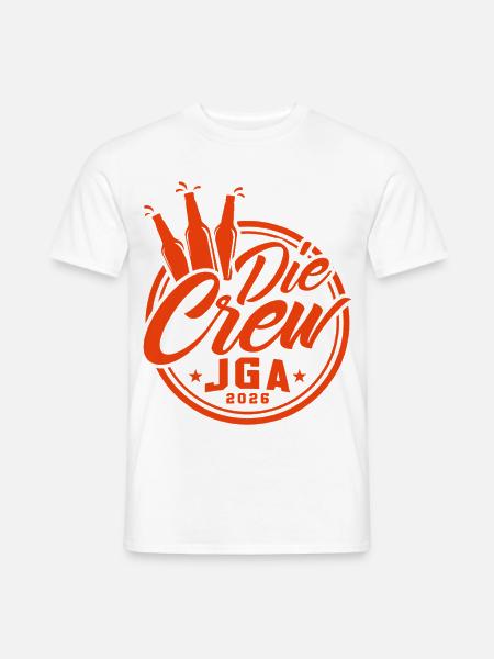 Team Bräutigm JGA 2026 Junggesellenabschied - Männer T-Shirt - Weiß