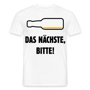 La prochaine chose, s’il vous plaît ! (Bière / Bière / Pourrie 2C) - T-shirt homme - blanc - Devant - AI Model Male 178 dark (178cm)