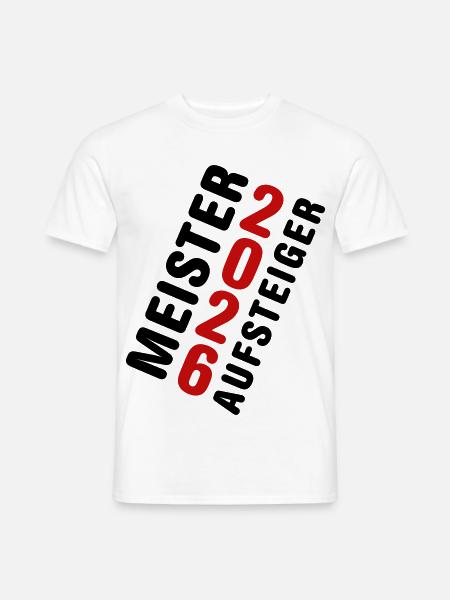 Champion et équipe promue 2026 - T-shirt homme - blanc