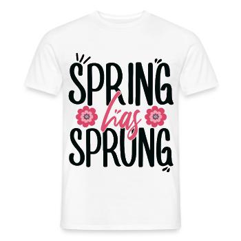 Spring Has Sprung Pagan Spring March Equinox - Men's T-Shirt - white - Front - AI Model Male 178 dark (178cm)
