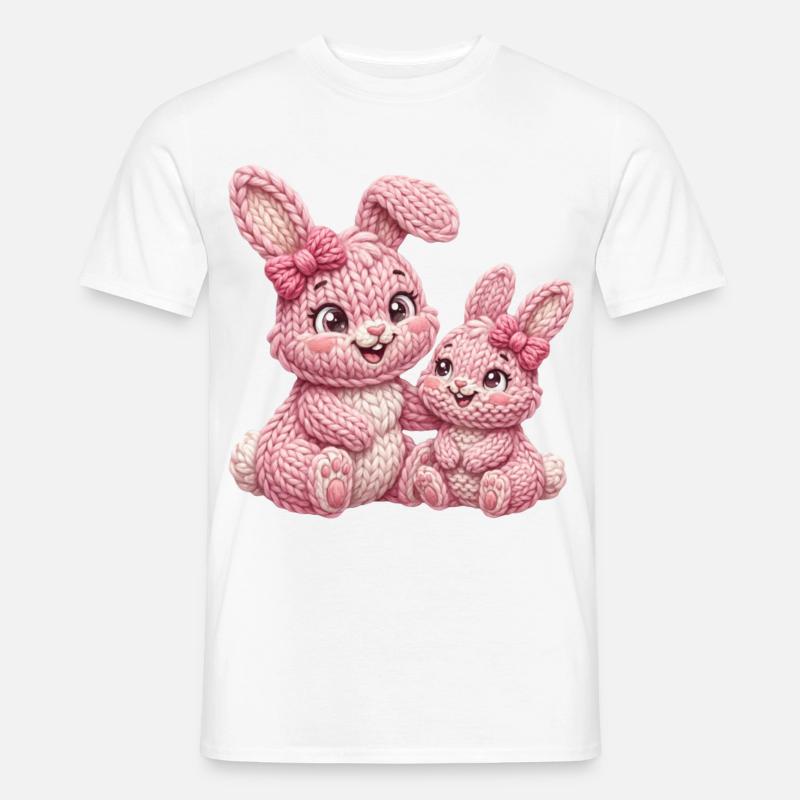 Hasen Kinder Hasenkinder - kleine große Schwester - Männer T-Shirt - Weiß