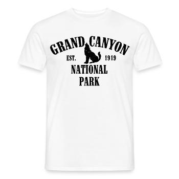 Grand Canyon Nationalpark gegründet 1919 - Männer T-Shirt - Weiß - Vorne - AI Model Male 178 dark (178cm)
