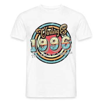 30e anniversaire du millésime 1996 - T-shirt homme - blanc - Devant - AI Model Male 178 dark (178cm)
