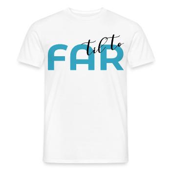 Vater von zwei Kindern - Männer T-Shirt - Weiß - Vorne - AI Model Male 178 dark (178cm)