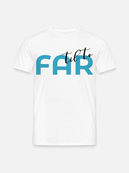 Father of two - Men's T-Shirt - white