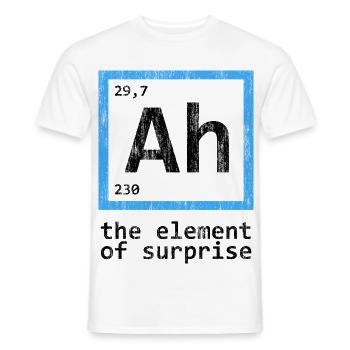 Chemise Élément De Surprise - T-shirt homme - blanc - Devant - AI Model Male 178 dark (178cm)