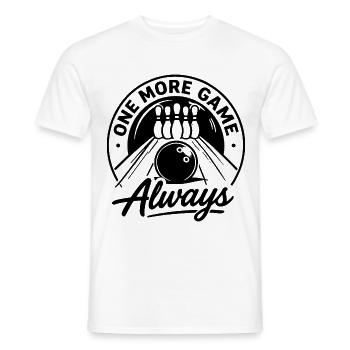 Un jeu de plus : toujours un sport de quilles - T-shirt homme - blanc - Devant - AI Model Male 178 dark (178cm)