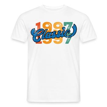 Millésime 1997 - T-shirt homme - blanc - Devant - AI Model Male 178 dark (178cm)