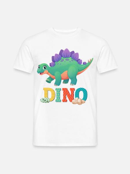 DINO - Men's T-Shirt - white