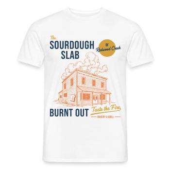 Sauerteigbrot-Backer Die Sauerteigplatte - Männer T-Shirt - Weiß - Vorne - AI Model Male 178 dark (178cm)